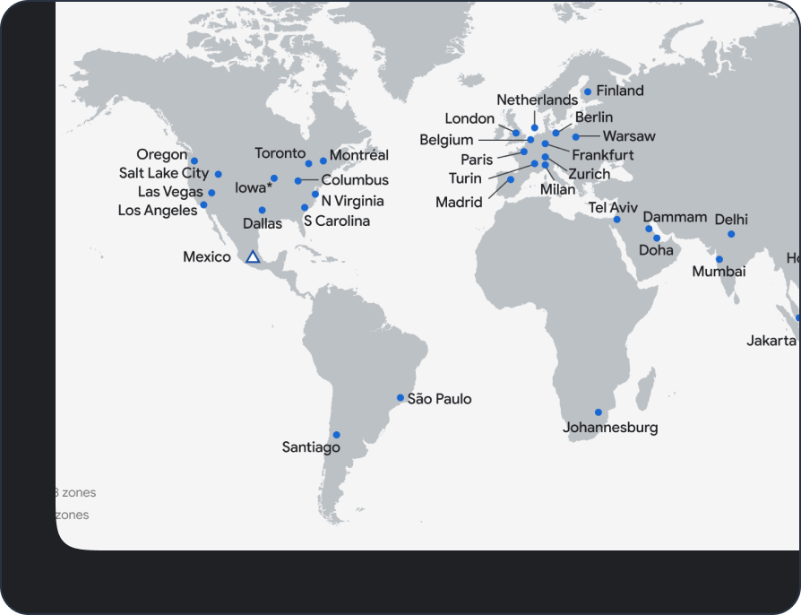 region gcp App distribution