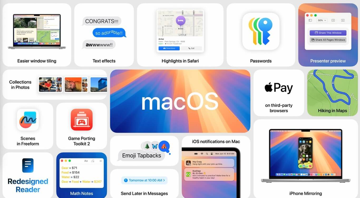 macOS 15 Sequoia: Potencia, rendimiento y productividad